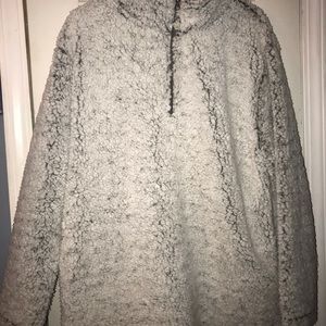 3/4 zip Sherpa pullover